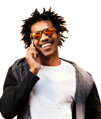 portrait-of-handsome-afro-man-using-his-mobile-9WLBXRD